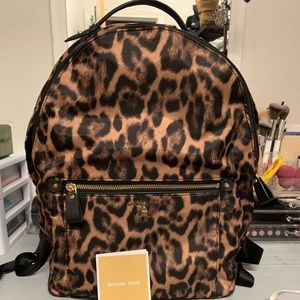 Michael Kors Leopard Backpack - Excellent Cond